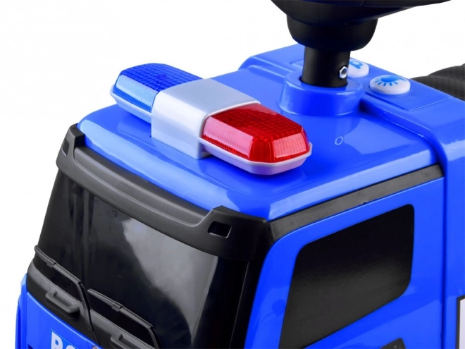 Trotteur pour enfants avec son Mercedes Antos POLICE bleu