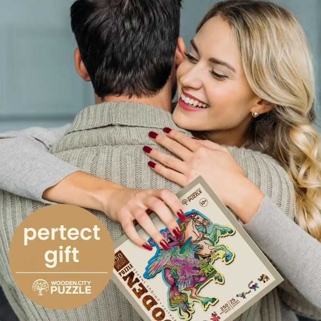 Houten puzzel Paard en Adelaar 250 stukken