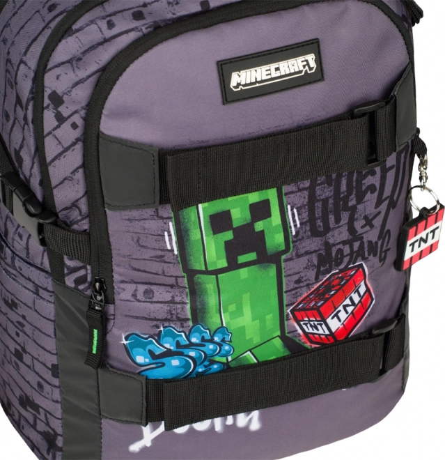 Schulrucksack Baagl Skate Minecraft TNT