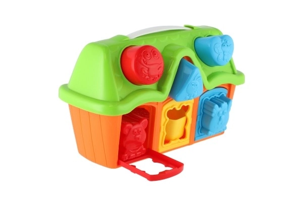 Boerderijvormpjes met 10 stuks van plastic 25x17x11cm 12m+