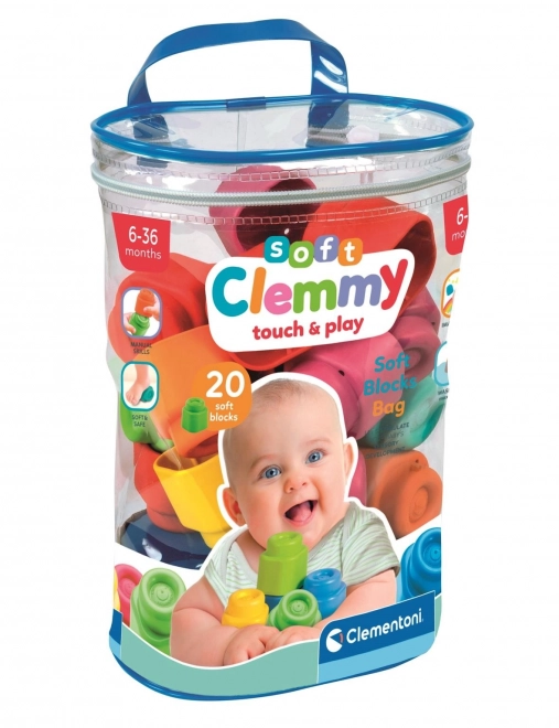 Zachte Clemmy Blokjes Zak - 20 stukken
