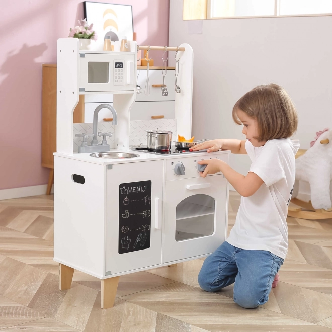 Holzküche mit Beleuchtung und Sound PolarB
