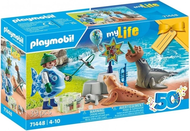 PLAYMOBIL Gift Set: Feeding the Animals