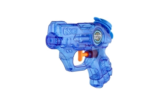 Waterpistool plastic 11x10cm 2 kleuren in zakje