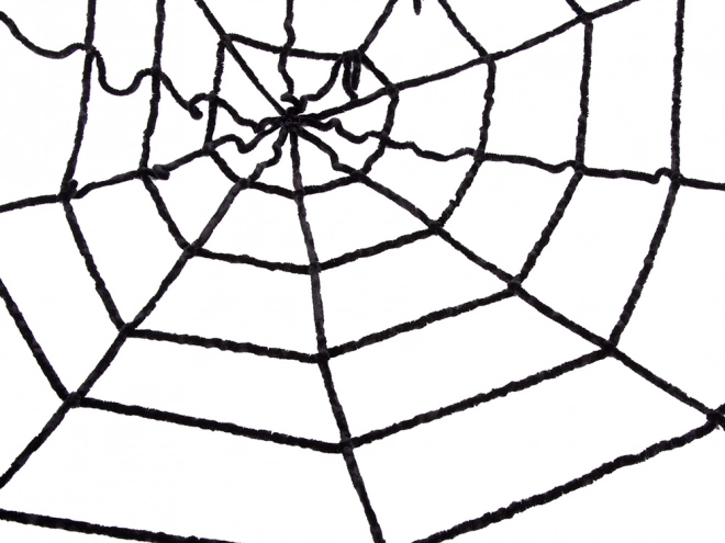 Kunstmatige zwarte spinnenweb voor Halloween