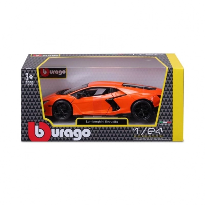 Bburago 1:24 Plus - Lamborghini Revuelto - Oranje