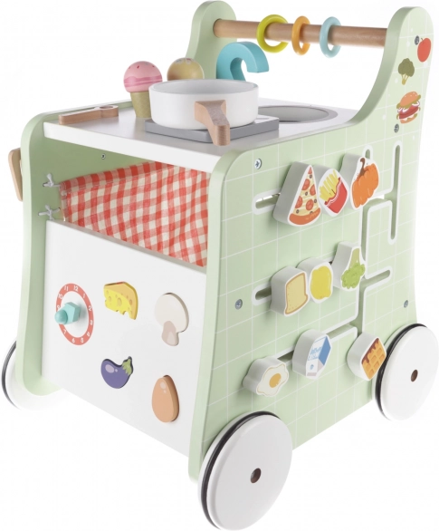Houten activiteitenloopwagen keuken, Wood