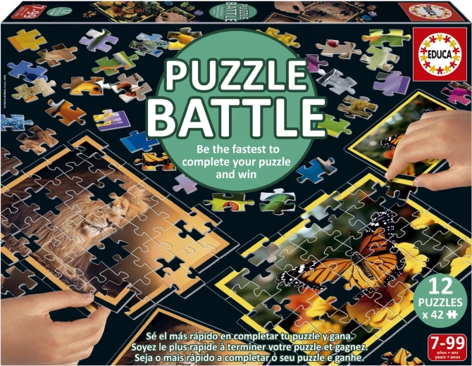 Educa puzzle bataille Nature 12×42 pièces