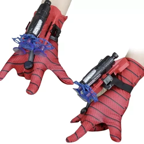 Netzwerfer mit Handschuh und 3 Pfeilen
