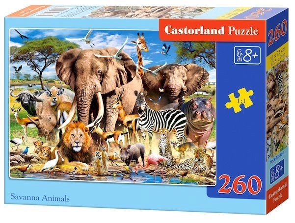 Puzzle 260 Teile Savanna Animals