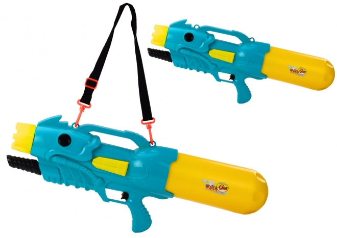 Grote waterpistool 2850 ml met verstelbare band groen