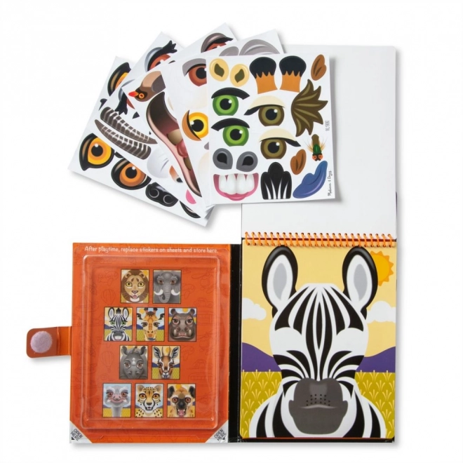 Meer safari dierstickers