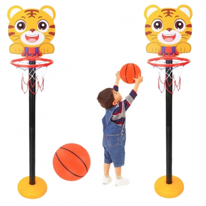 Kinder basketbalset met tijger thema