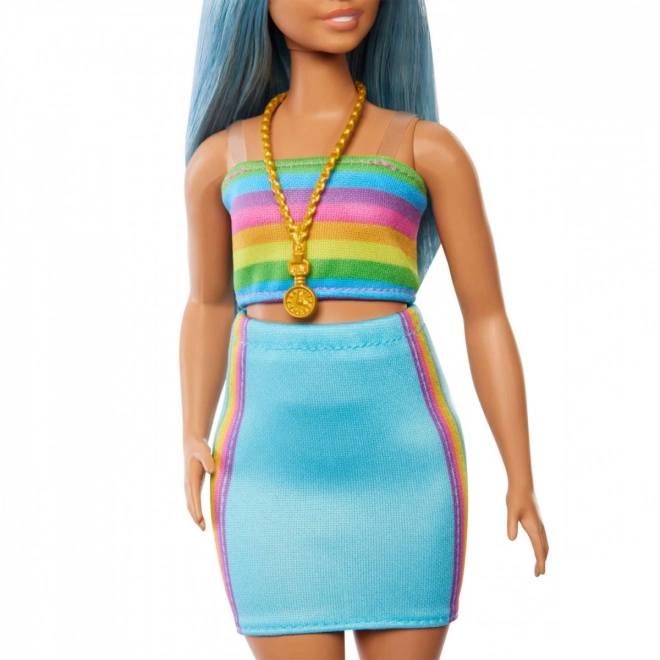 Barbie Fashionistas long blue hair