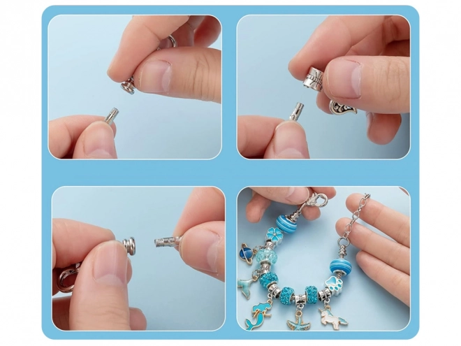 Kralen in kistje hangers DIY armband ZA5207