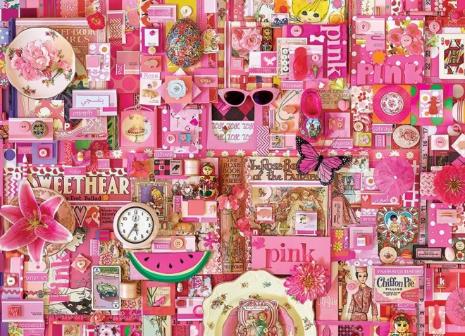 Puzzle motif rose COBBLE HILL 1000 pièces