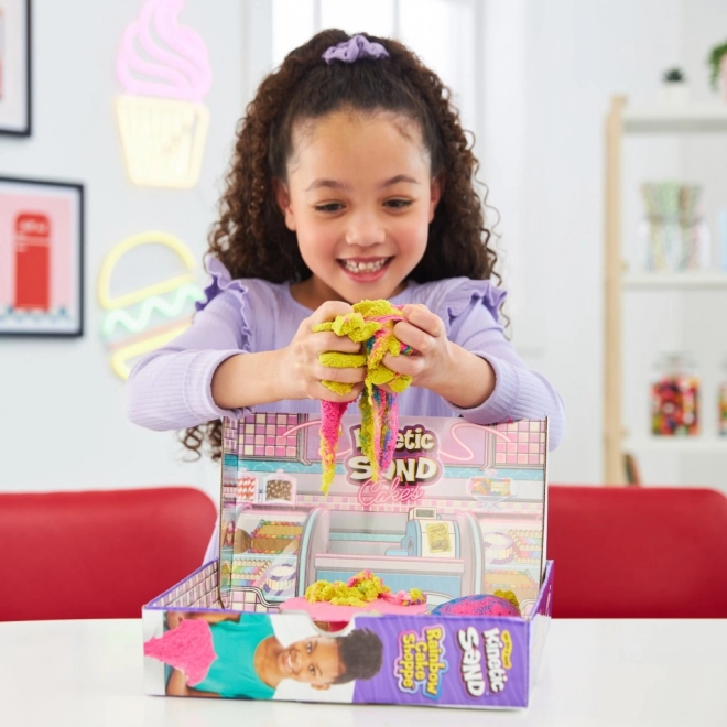 Kinetic Sand Rainbow Bakery