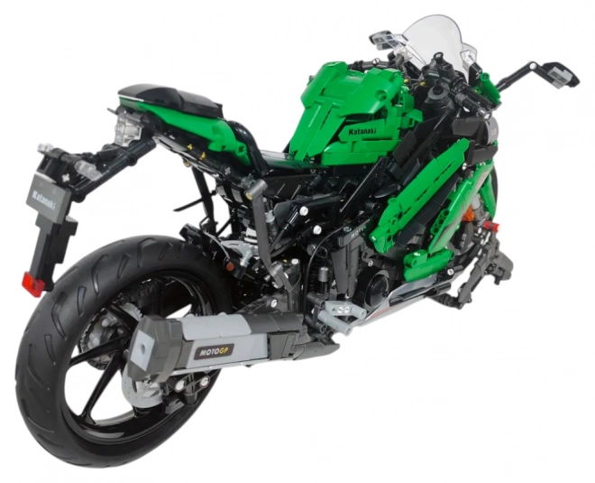 Construction Set Green Sport Motorcycle 2304 Pieces