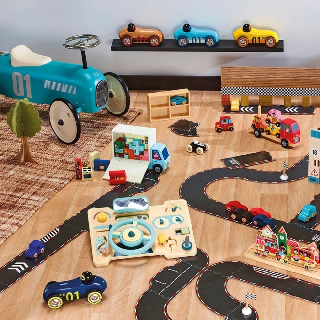 Vilac Houten dashboard met stuur voor kinderen