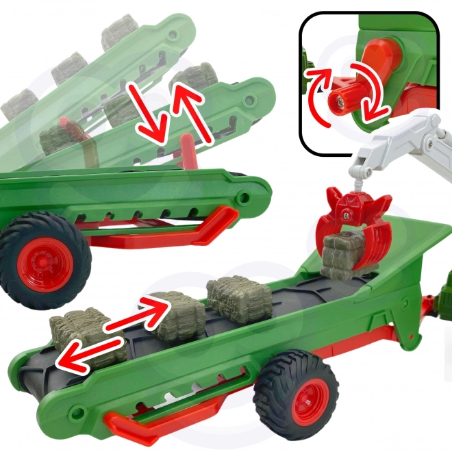 Set landbouwmachines tractor mini boerderij WOOPIE