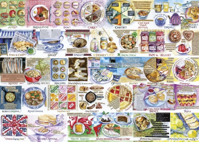 Puzzle Gibsons Pork Pies and Puddings 1000 pièces