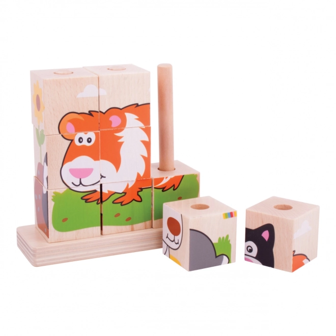 Bigjigs Baby Stapelelementen Dieren