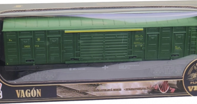 Groene gesloten wagon 25 cm