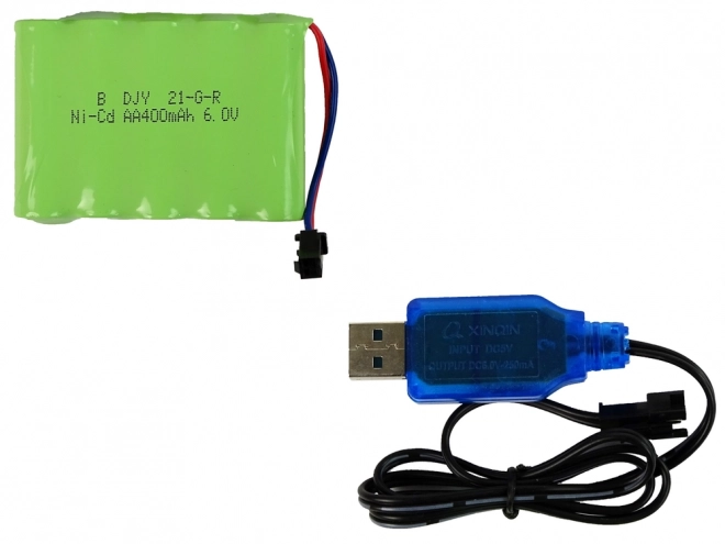 Afstandsbediende betonmixer met roterende cabine 2,4G