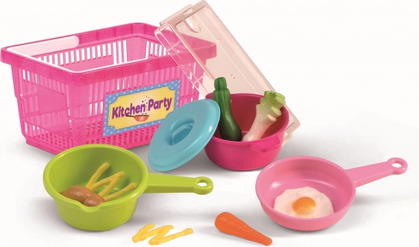 Androni Korb mit Küchenzubehör für Kinder