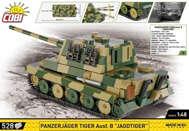 Construction Set Tank Panzerjäger Tiger Ausf. B Jagdtiger