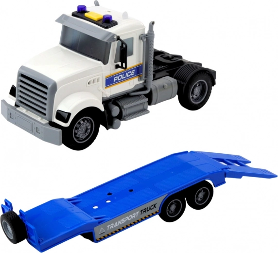 Transport trailer for easy loading