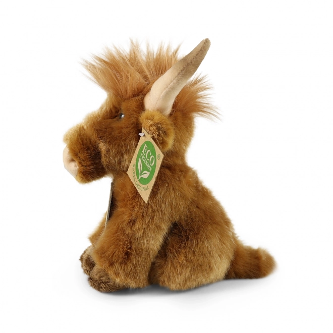 Pluchen Schotse Hooglander eco-vriendelijk 16 cm