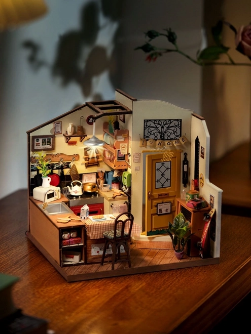RoboTime 3D Puzzle en bois Cuisine Douillette