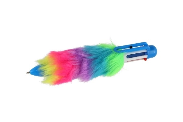 Teddies colorful plush pen with tassels