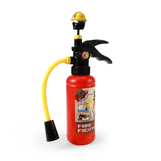 Waterpistool in de vorm van een brandblusser