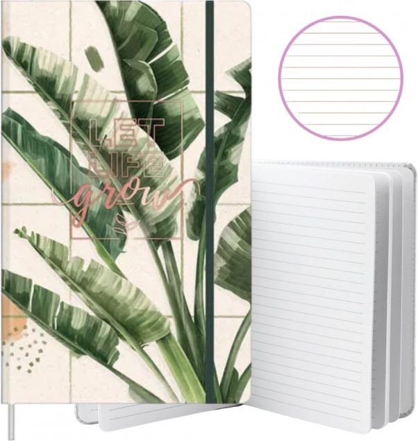Notebook with Banana Leaves A5