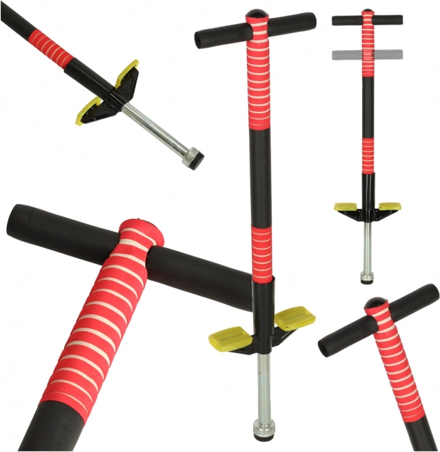 Springstok Pogo rood met verstelbare hoogte