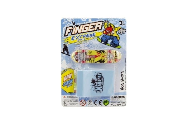 Vingerskateboard met helling - 10 cm