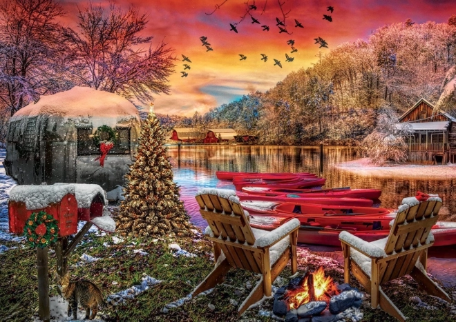Puzzle ART PUZZLE Campement 2000 pièces