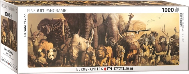 Panoramische puzzel Noach's ark 1000 stukjes