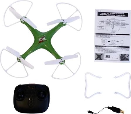 Stabiler Flug mit 6-Achsen-Gyroskop und Propellerschutz