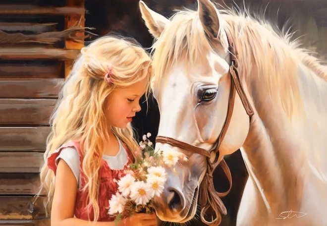 Puzzle Mon ami le cheval 180 pièces