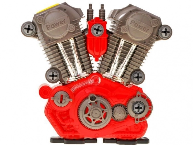 Demontabele motor voor kleine monteurs