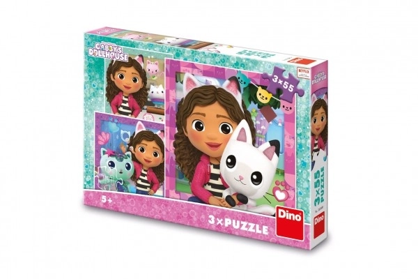 GÁBI EN VRIENDEN 3x55 Puzzel