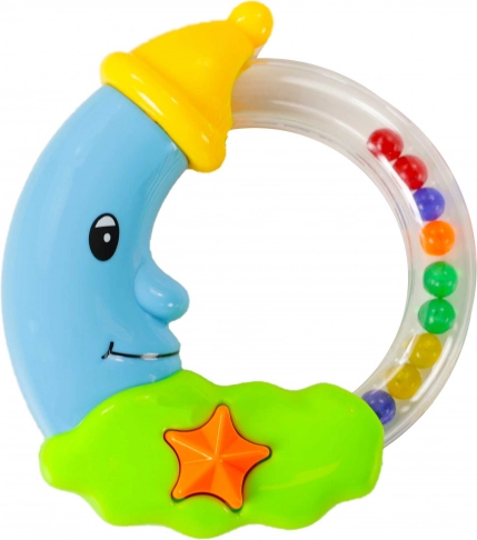 Gentle rattle for calm sensory engagement