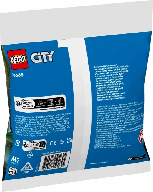 City Adventure Bricks Meeting with a Small Gorilla
