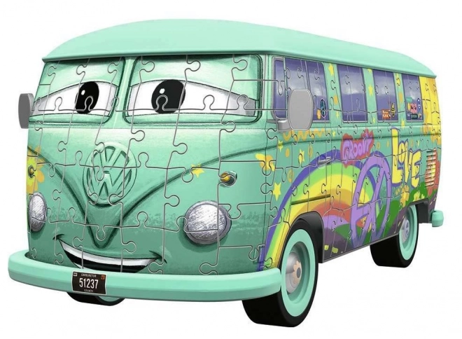 RAVENSBURGER 3D puzzelbus Auto's: Fillmore 162 stukken
