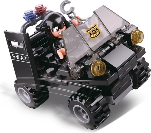 Sluban Police 4in1 SWAT Quad Bike Building Set