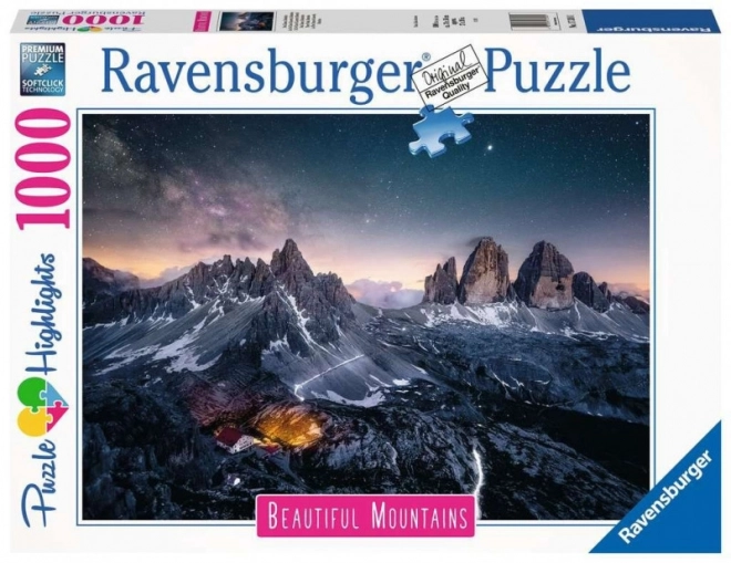 Puzzle der Drei Zinnen Dolomiten 1000 Teile Ravensburger