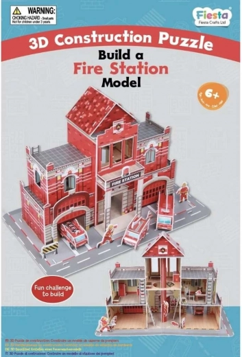 Fiesta Crafts 3D Puzzle Feuerwehrstation